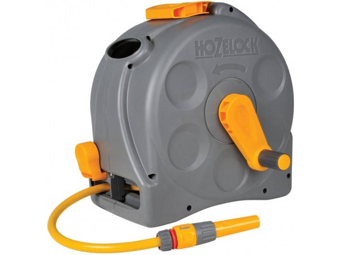 Hozelock Carrete de manguera de pie/pared 25 m Compact Reel