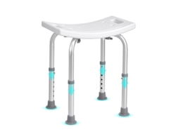 Juego de accesorios de baño con banco de ducha antideslizante, soporte ajustable y silla ergonómica de Tekmaquinas