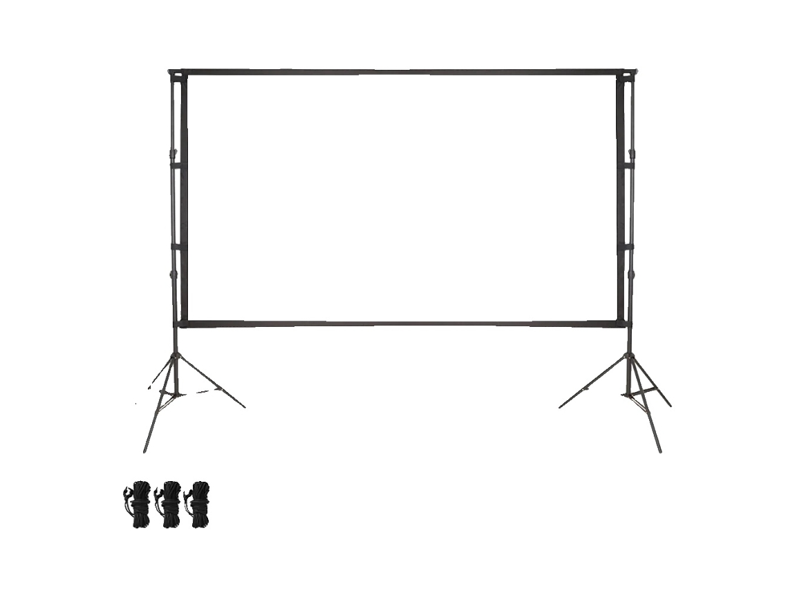Pantalla de cine portátil, 150 pulgadas, resistente a las arrugas, HD, 2,6 x 3,3