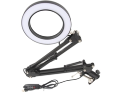 Lámpara De Aumento 10x Con Luz Led Y Clip Para Mejorar La Visión.