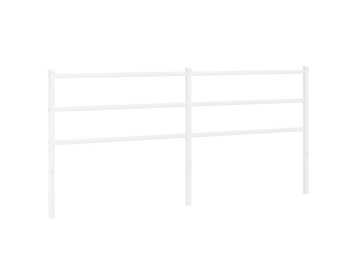 Cabecero de repuesto 200 cm Metal Blanco MAISON EXCLUSIVE
