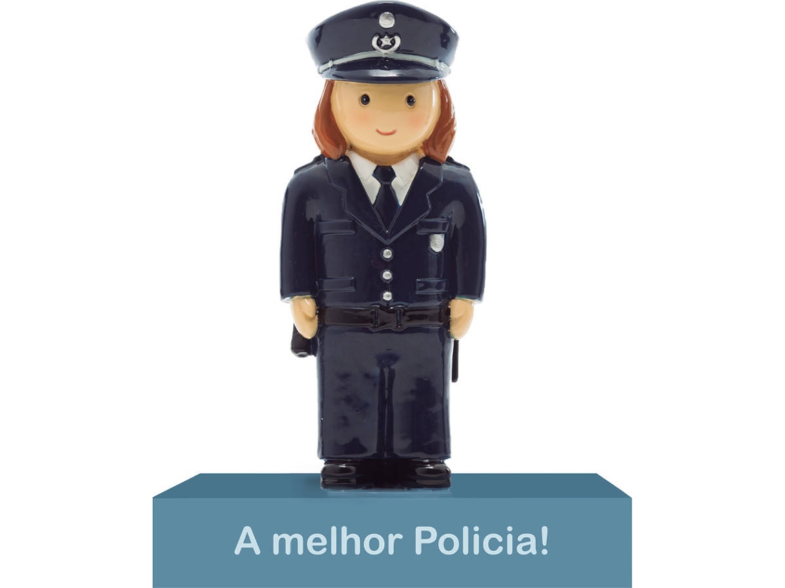 Figura Decorativa LITTLE DROPS OF WATER A Mejor Polícia (Azul - Resina)