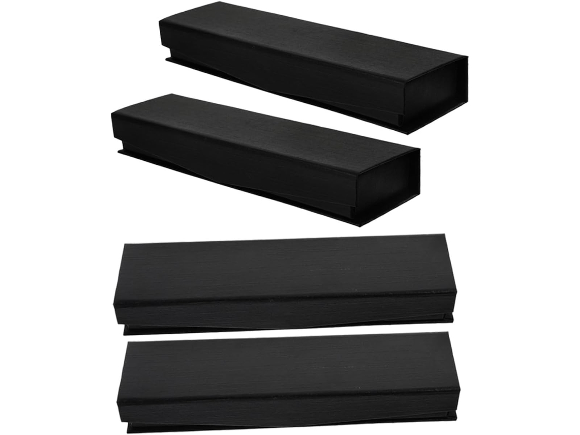 Estuche Sencillo De 4 Piezas Para Pluma Estilográfica, Estuche De Regalo Vacío Para Bolígrafos Prácticos Y Decorativos.