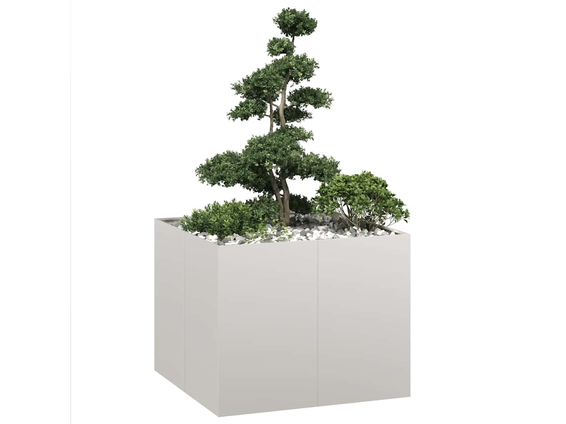 Jardinerasoporte Para Floresmaceta 100x100x80 Cm Acero Inoxidable
