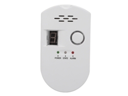 Detector De Gas Combustible Con Pantalla Digital Sensible Y Alarma De Fugas Para Cocinas Residenciales.