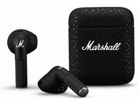 Auriculares Bluetooth True Wireless MARSHALL Minor Iii (In Ear - Micrófono - Negro)