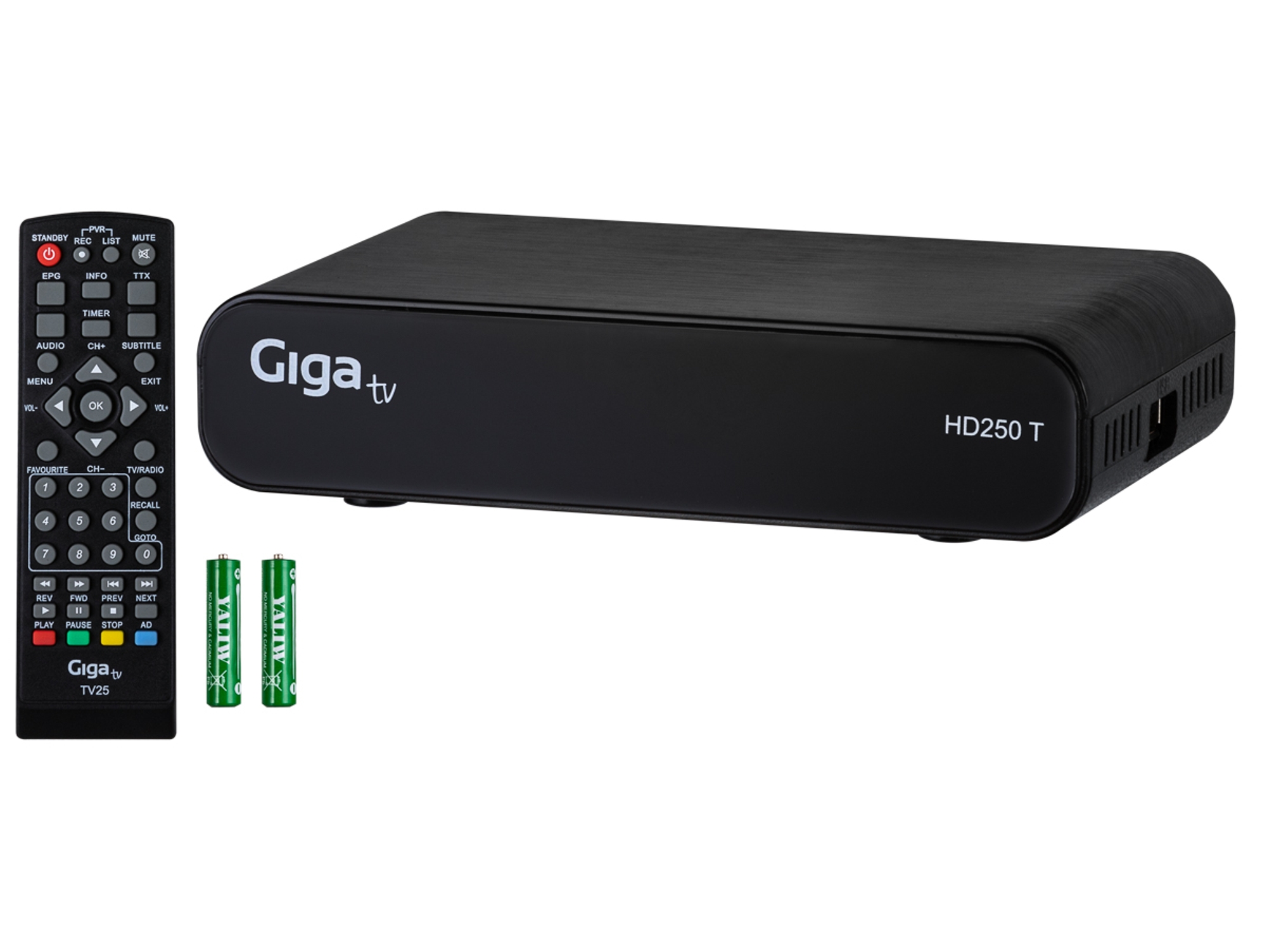 Receptor grabador TDT GIGA TV HD250 T