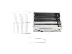 Parrilla Portátil Plegable De Carbón Acero Inoxidable Para Barbacoa Al Aire Libre Picnic Camping