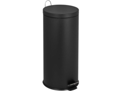 Cubo de Basura KITCHEN MOVE (Negro Mate - Acero Inoxidable - 30 L)