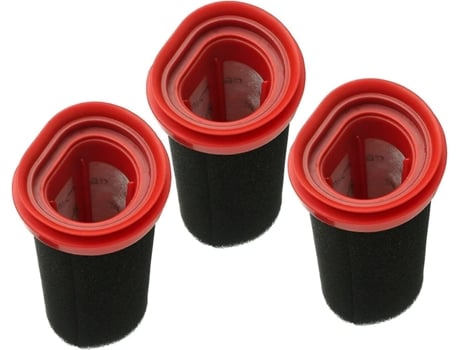 Pack de 3 Filtros para BOSCH Flexxo Series 4 Bbh32101 Bbh3Zoo25 Bbh3Petgb Bbh3211Gb Substitui a Peça Nº 12026520 Qyroadw