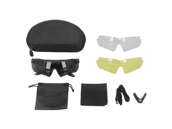 Óculos De Ciclismo Leve À Prova De Vento Uv400 Impacto Resistente Com 2 Lentes