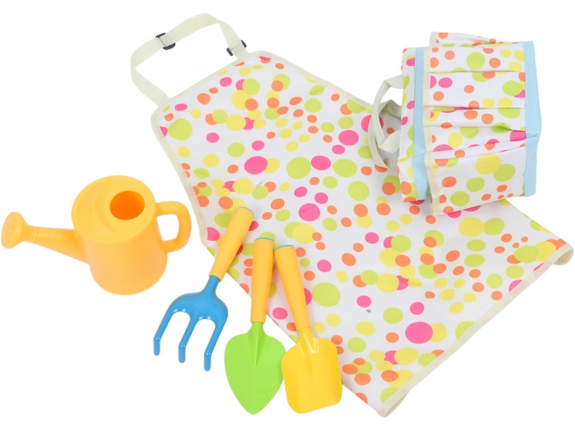 Kit de jardinería BESPORTBLE con rastrillo, pala, paleta y bolsa | Sin marca