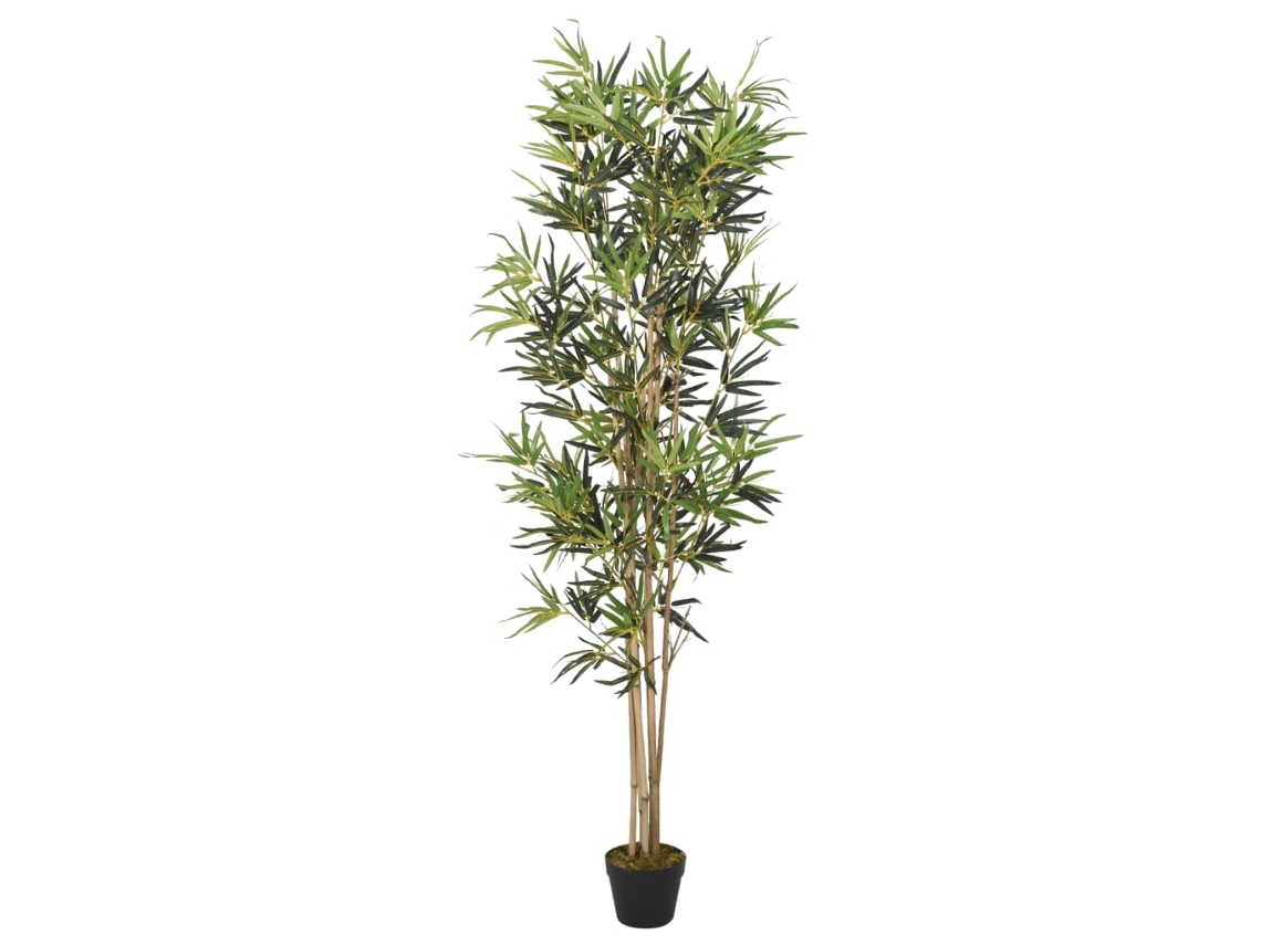 Árbol De Bambú Artificial Con 1104 Hojas Verde 180 Cm