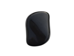 Pincel Para Cabello Compacto Styler Desenredante De Alta Elasticidad Portátil, Brillo Negro, Ideal Para Barberías Y Mujeres