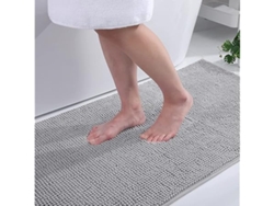 Alfombra de microfibra de chenilla, 40x60cm, altamente absorbente, lavable.