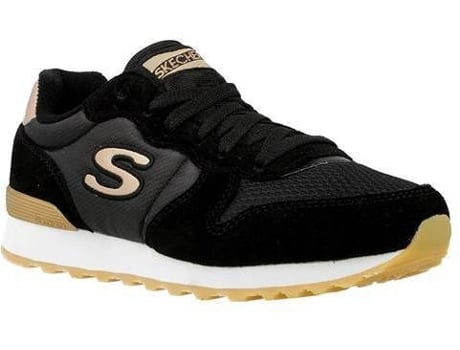 Zapatillas SKECHERS 111BLK Tejido Mujer (39.5 - Negro)