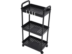 Carro De Almacenamiento Rodante Multicapa, Carro De Cocina Rodante De 3 Niveles
