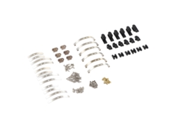 Ymsl Accesorios De Amortiguadores Rc De Aluminio Ligero Para Coche Rc Wpl B4 24 1/16 Piezas De Metal Negro Hxl
