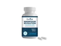 Cápsulas de suplemento de magnesio multidimensional