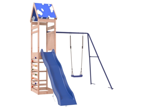Parque Infantil De Exterior VIDAXL Marrón Madera