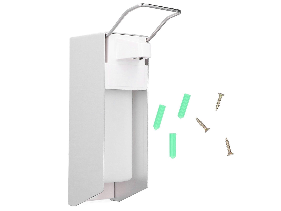 Dispensador de jabón resistente a la corrosión con bomba de jabón de codo para montaje en pared, para baños domésticos y de hotel, Rosewell