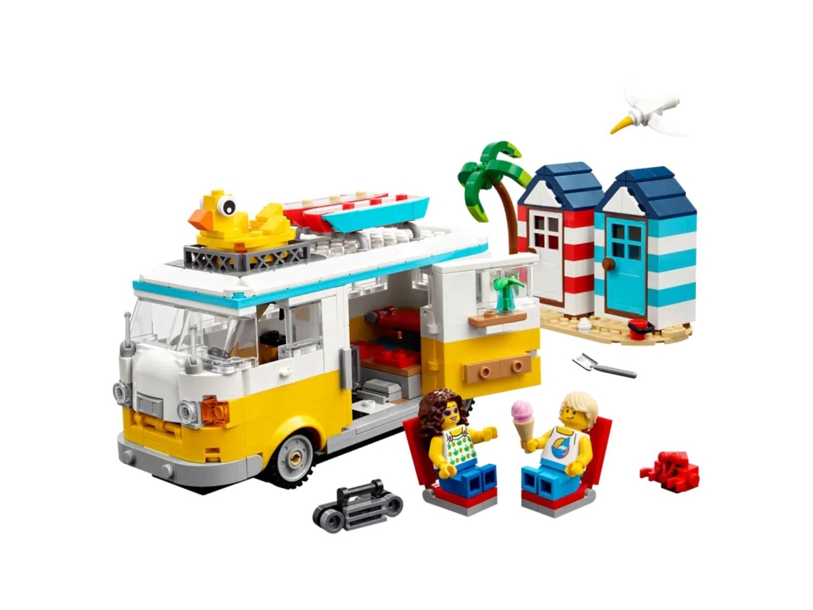 LEGO Creator: 31138 Camping-Car À La Plage 3 em 1 Multicor LEGO