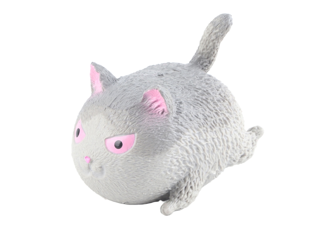 Pelota Antiestrés Con Forma De Gato: Juguete Para Aliviar El Estrés Para Niños Y Adultos.