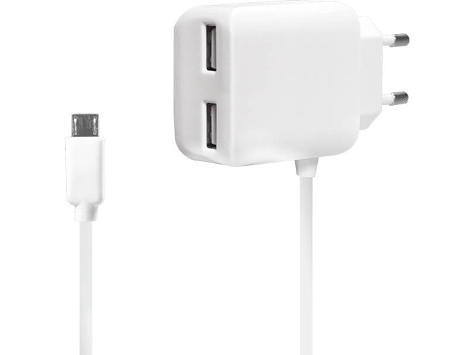 Cargador Adaptador LOGILINK PA0157W 2 USB Blanco