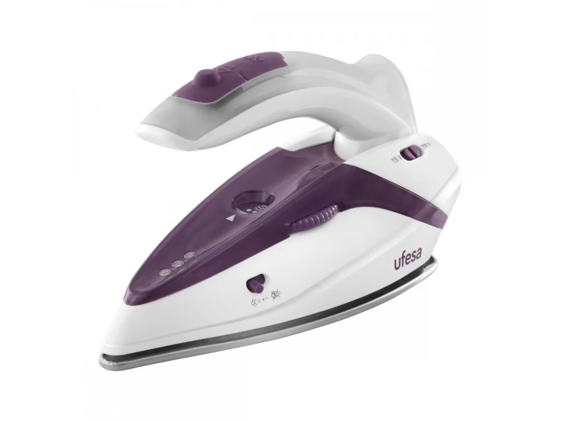 Plancha de Viaje UFESA 80105544 Perfect Trip 1100W con Control Remoto Plegable Bitensión