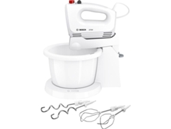 Batidora Amasadora con Bol BOSCH MFQ2600W CleverMixx (375 W - Bol 3 L - Blanco)