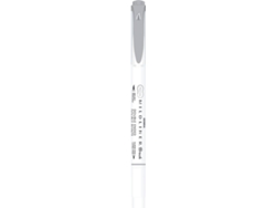Marcador ZEBRA Mildliner (Pincel Punta Doble - Gris)