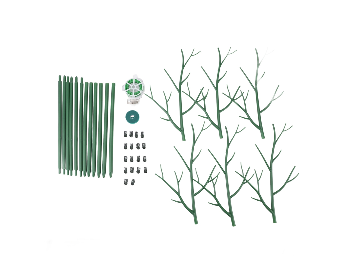 Estacas de soporte para plantas, extraíbles, con forma de rama de árbol, para plantas en maceta y flores, 100 cm