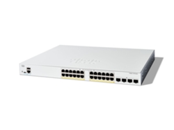 Cisco Catalyst 1300-24fp-4x Managed Switch, 24 Port Ge, Full Poe, 4x10ge Sfp, Limited Lifetime Protection (c1300-24fp-4