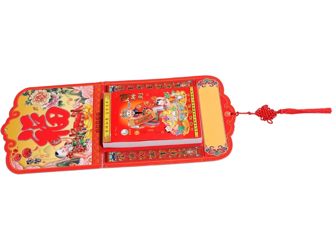 Calendario De Pared Tradicional Colgante Con Hojas Desprendibles Del Año Del Dragón Para Oficina Y Hogar.