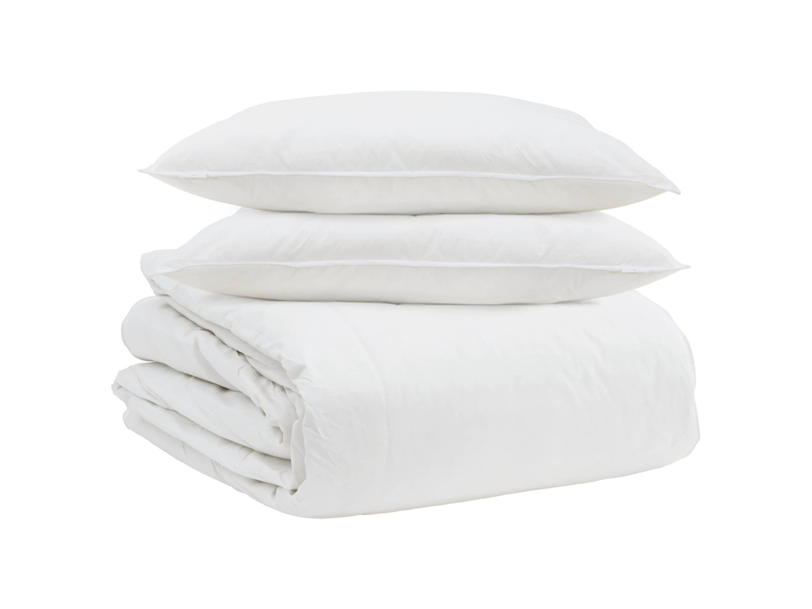 Juego De Edredón Con Almohada 3 Uds | Duvet Pluma De Pato