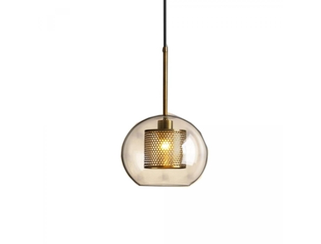 Lámpara de araña de bolas de fibra de vidrio, estilo industrial Vintage, loft, comedor, sala de estar, cocina, bar, mesita de noche