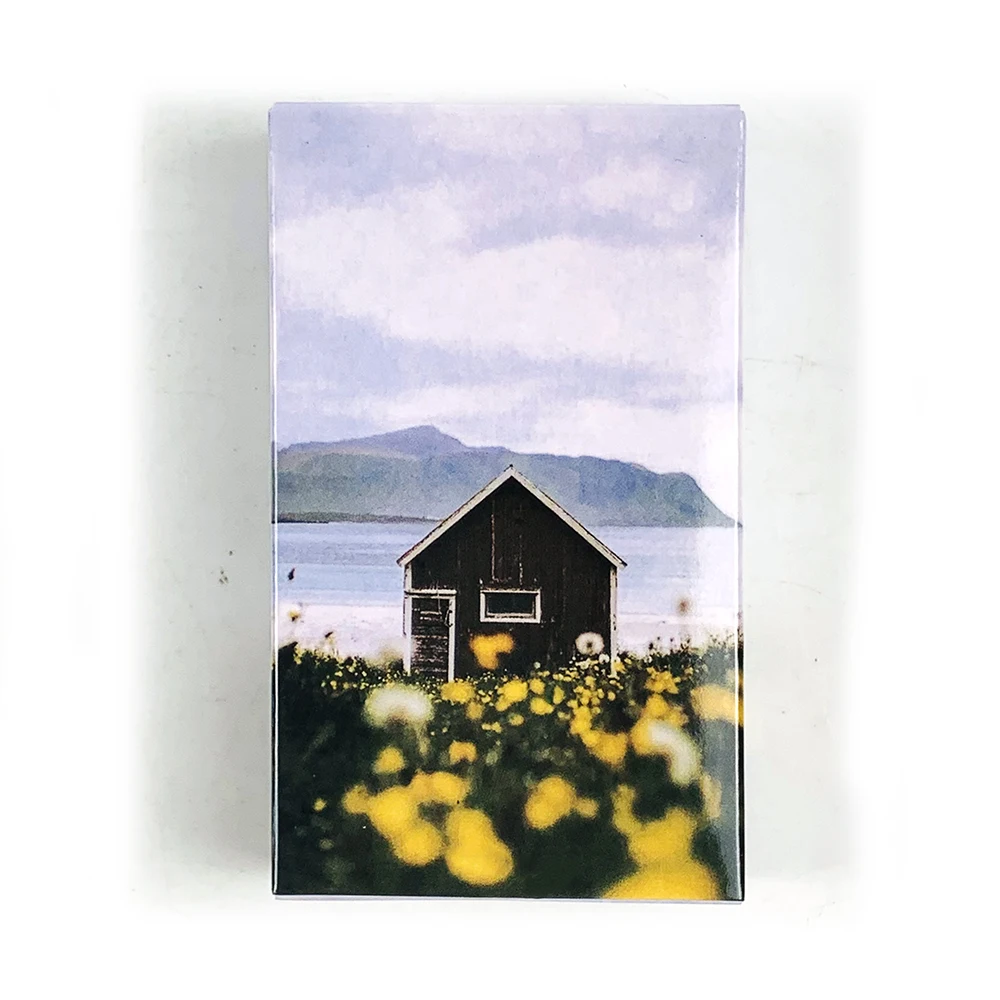 Nuevo Tarot De Ases, 78 Cartas Oráculo, Versión En Inglés, Versión De Adivinación Por Visión, Estilo Arquitectónico Paisajístico Bode.