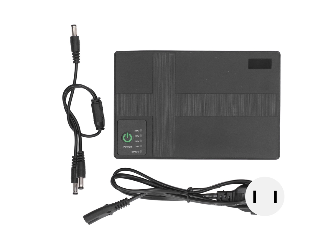 Mini Ups Batería De Reserva 10400mah Fuente De Alimentación Ininterrumpida 5v 9v 12v Poe 15v 24v Para Cámara Router