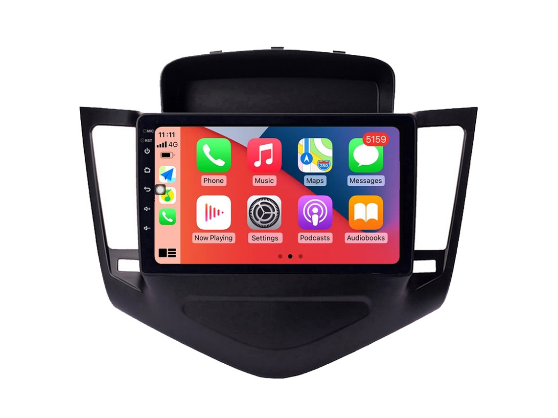 Coche Radio Android Auto Autoradio 8GB RAM 128G ROM CarPlay Navegación GPS Pantalla Táctil RoverOne para Chevrolet Cruze J300 2008 - 2014 