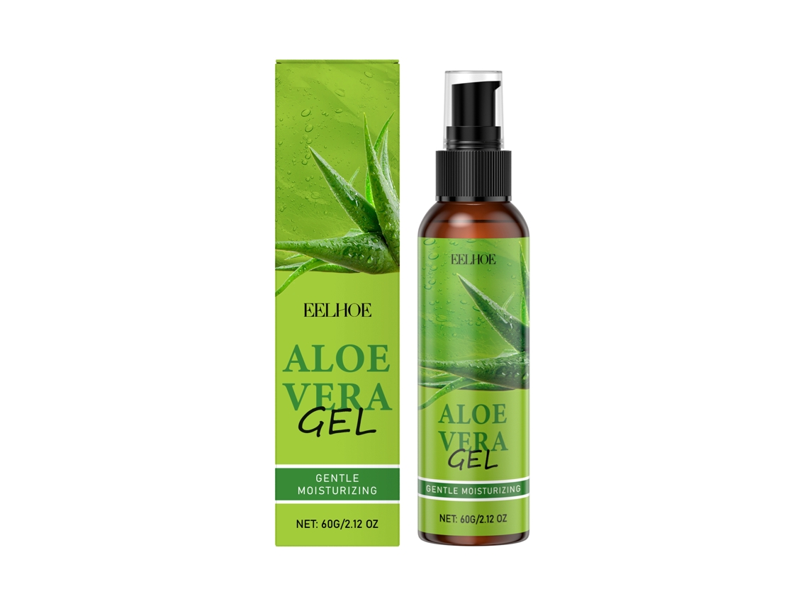 Gel de aloe vera 100% natural que hidrata la piel.