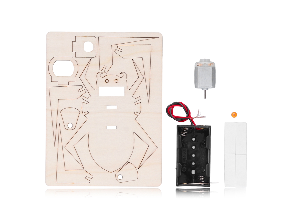 Ats-juguete Diy Araneid Eléctrico De Madera Para Montar Experimento Físico Educativo Infantil