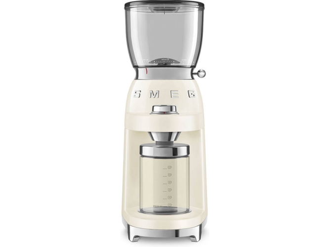 Molinillo de Café SMEG CGF01CREU (Capacidad 130 g - 150 W - Creme)