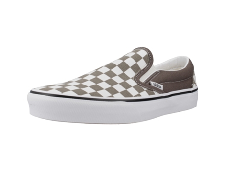 Zapatillas de Mujer VANS Classic Slipon Tecido Marrón (36.5)