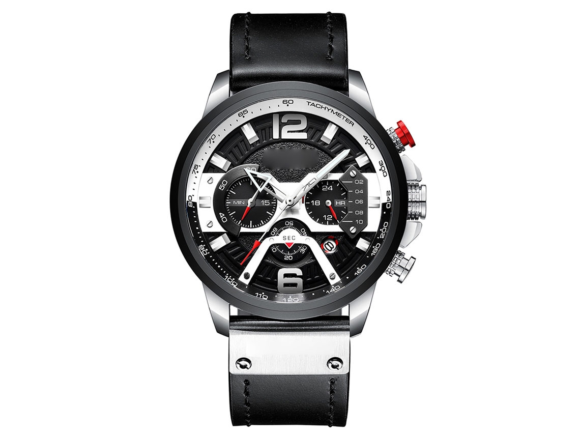 Reloj Hombre Curren 8329 De Cuarzo Deportivo Casual Con Calendario 3atm Resistente Al Agua