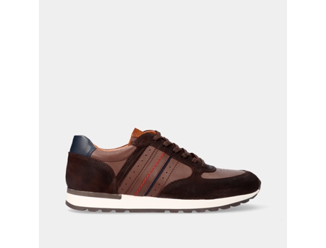 Zapatilla En Cuero Con Cordón US 42