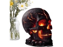 Lámpara de esqueleto, lámpara de mesa, decoración de Halloween, decoración gótica para fiestas navideñas Gokoco