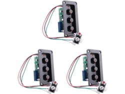 3x Tarjeta De Audio Amplificador Potencia Bluetooth 5.0 Etapa Mono 30w Decodificador Disco U Aux Línea