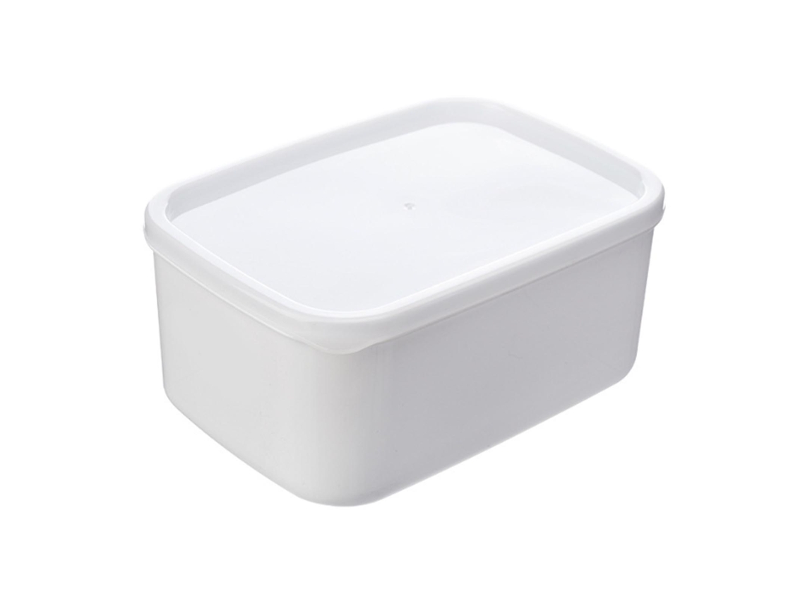 Recipiente Rectangular Hermético, A Prueba De Fugas Y Apto Para Microondas Para Almacenar Alimentos, 1400 Ml.