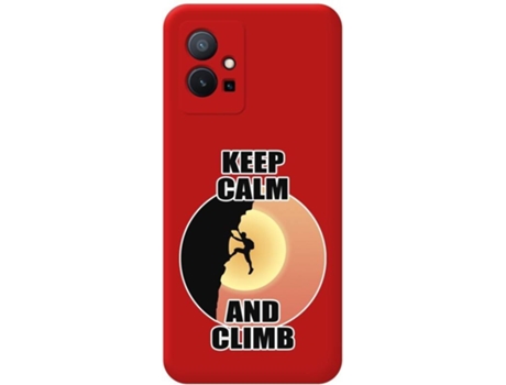 Carcasa para Vivo Y55 5G TUMUNDOSMARTPHONE Silicona Líquida Dibujos Rojo