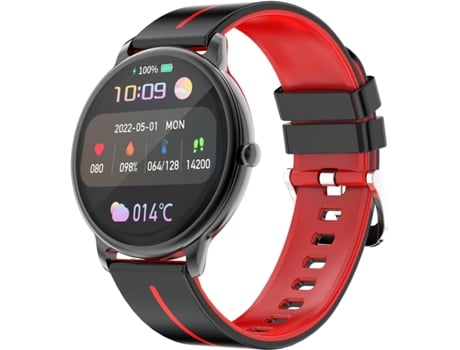 Smartwatch femenino con pantalla AMOLED de 1.43", llamadas Bluetooth, 7 aplicaciones de salud, monitor HRV y sangre - CHRONUS.